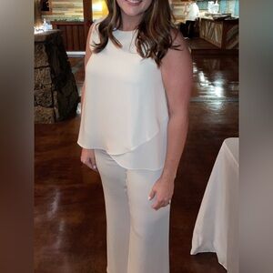 Ralph Lauren White Jumpsuit Size 12